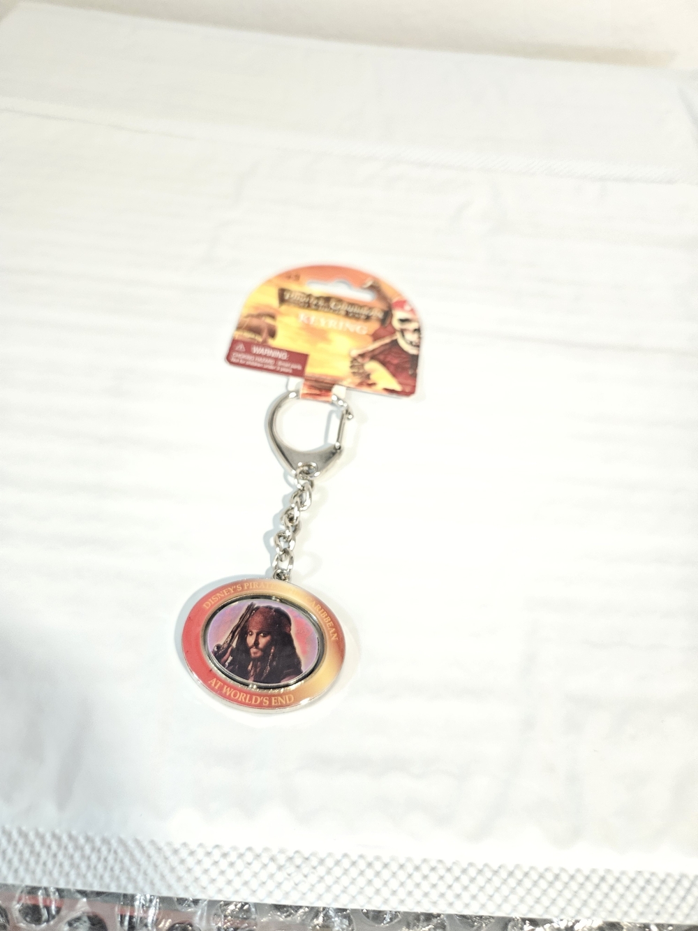 Disney Pirates of the Caribbean Keychain - Red, Orange, Yellow